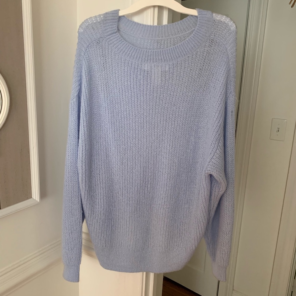 H&M baby blue sweater
